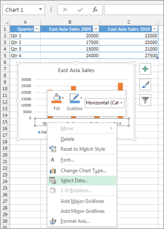 add labels on axis in microsoft excel for mac